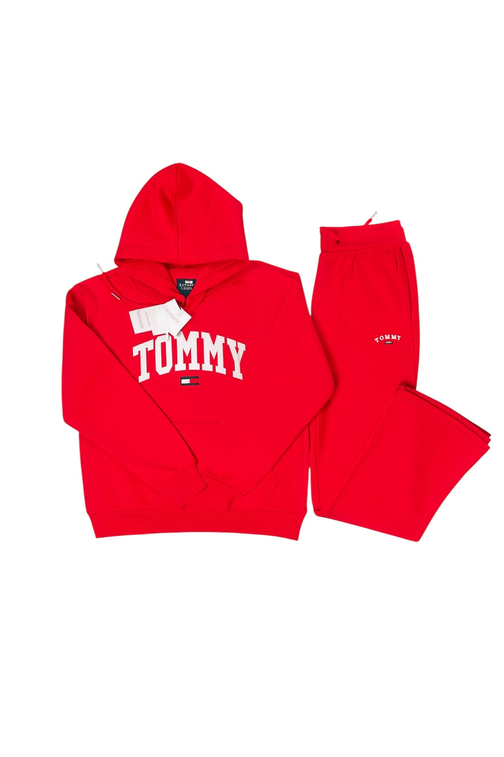 Red Fleece Tracksuit Co-ord Hoodie & Joggers