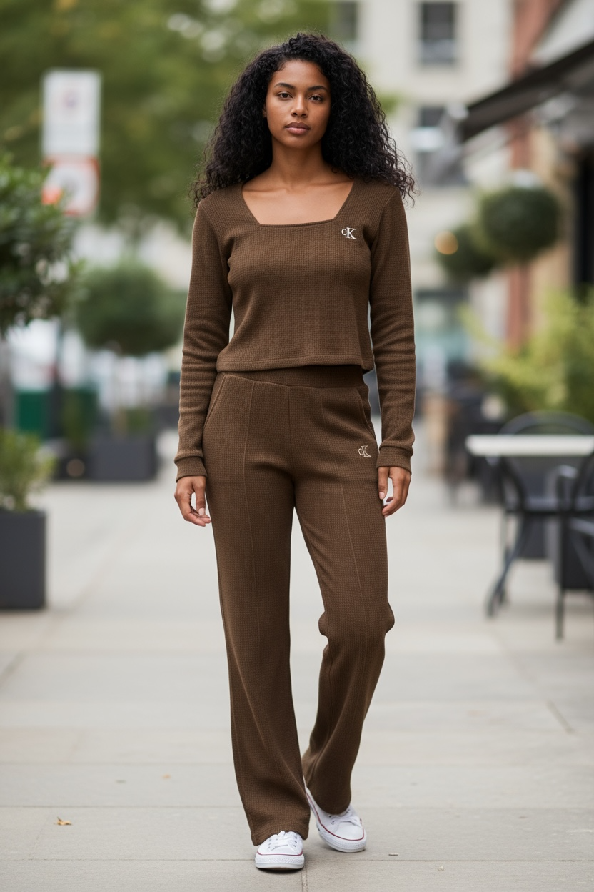 Women’s Ribbed Lounge Set